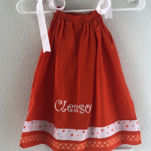 Other - Clemson Pillowcase Dress Size 24 month to 6 years